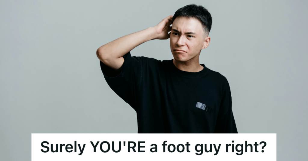 man looking confused scratching his head