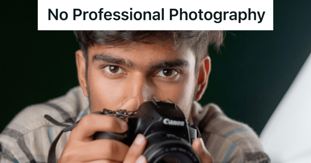man taking photos with professional camera
