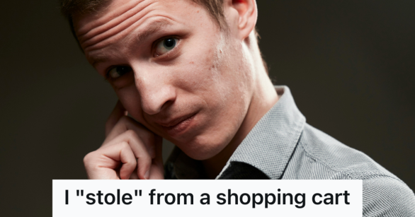 man with doubtful look on face