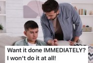 A Kid’s Impatient Dad Wanted Them To Get His Newspaper Immediately, But They Realized That Was Impossible Because The Paper Was In A Garden Far Away