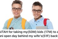 Wife Tried To Discourage Their Twin Sons About Going To College, So Husband Took Them To Visit A University Without Her