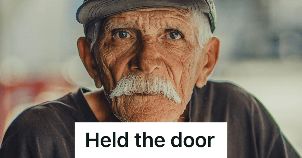 old man with wrinkles and mustache