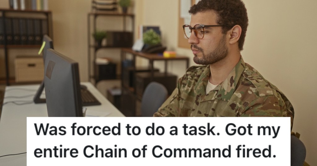 man wearing a military uniform