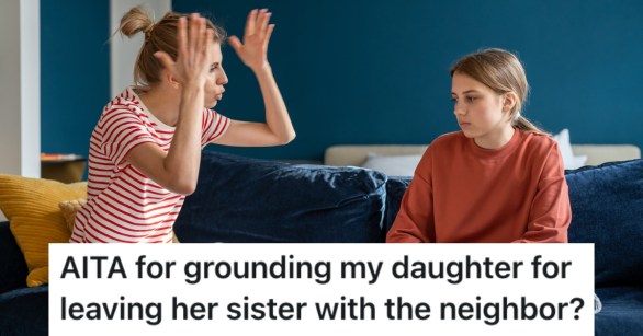 woman yelling at daughter