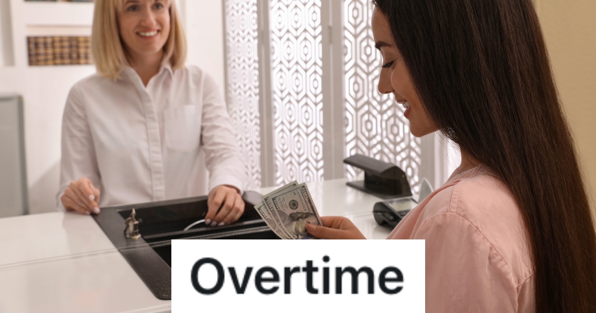 woman working at a bank