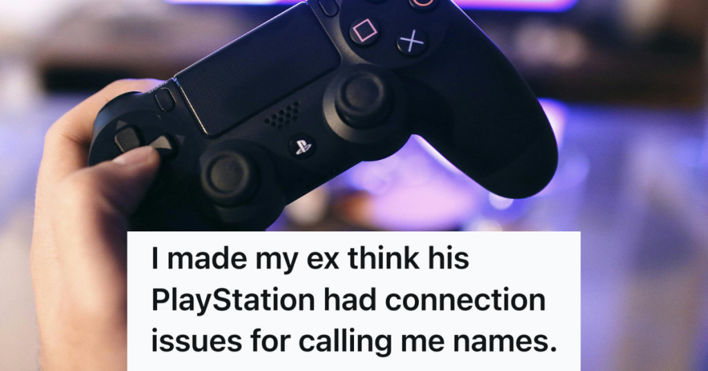 person holding a playstation 4 controller