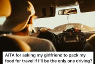 Boyfriend And Girlfriend Take A Road Trip Every Weekend, But Since He Does All The Driving, He Thinks She Should Pack Lunch