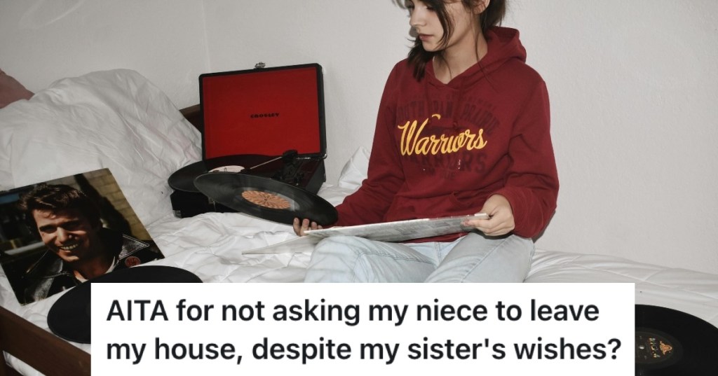 teenage girl relaxing in bed