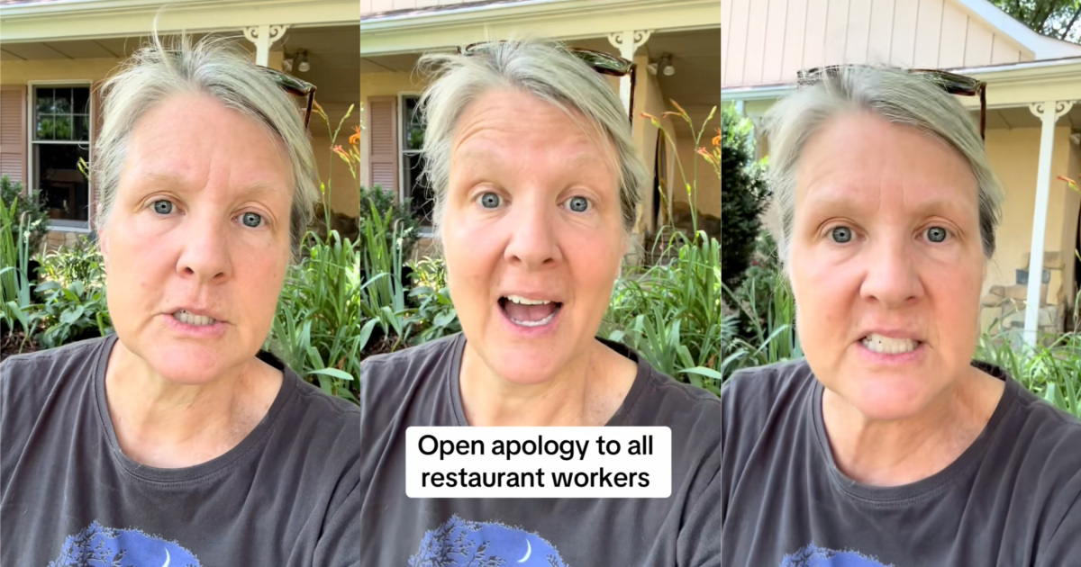 You couldn’t have figured that out when you were standing in line for 15 minutes? Panera Customer Complained About Rude Customers She Encountered At A Restaurant woman talking about panera