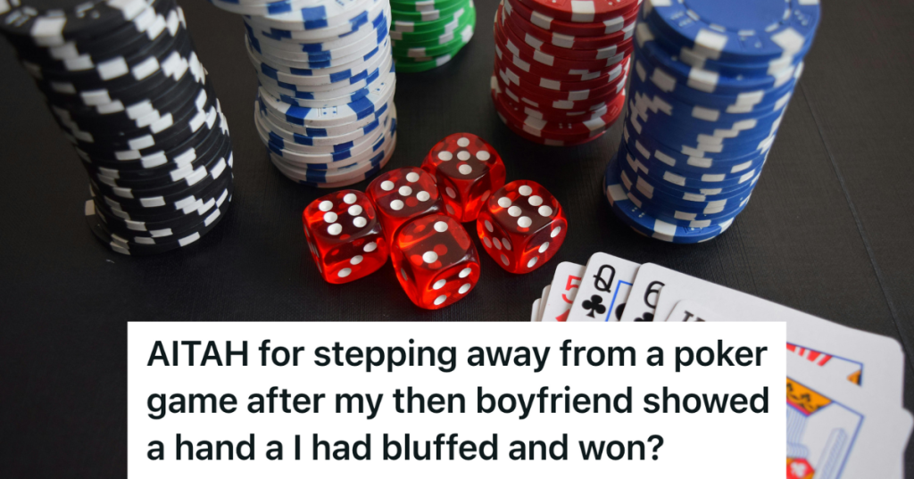 poker night chips and dice