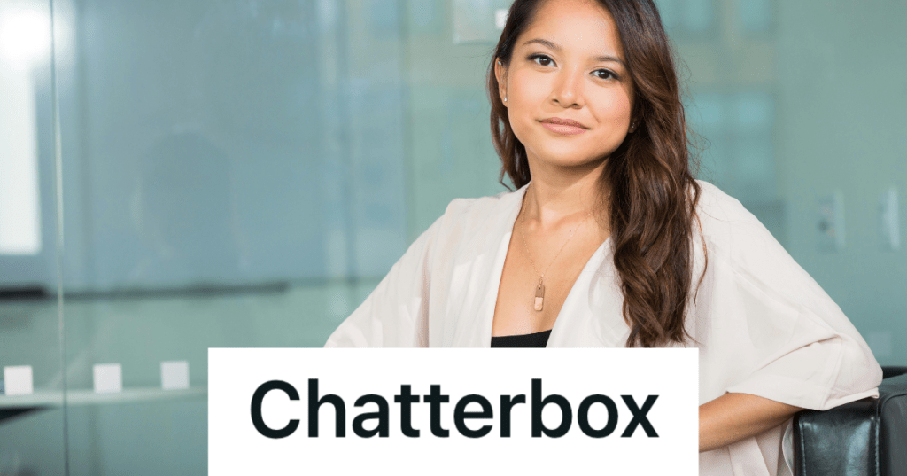 professional woman sitting in the office