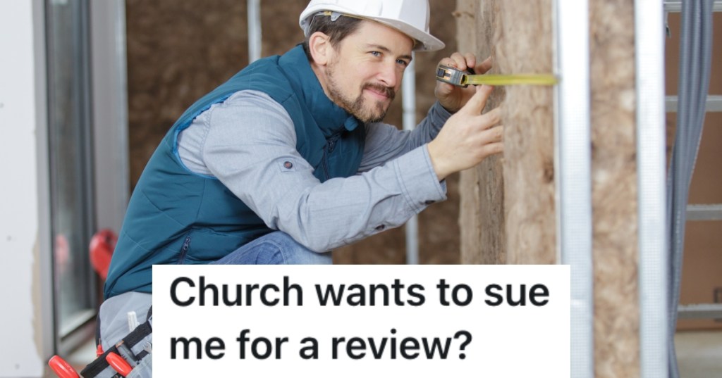 man with measuring tape