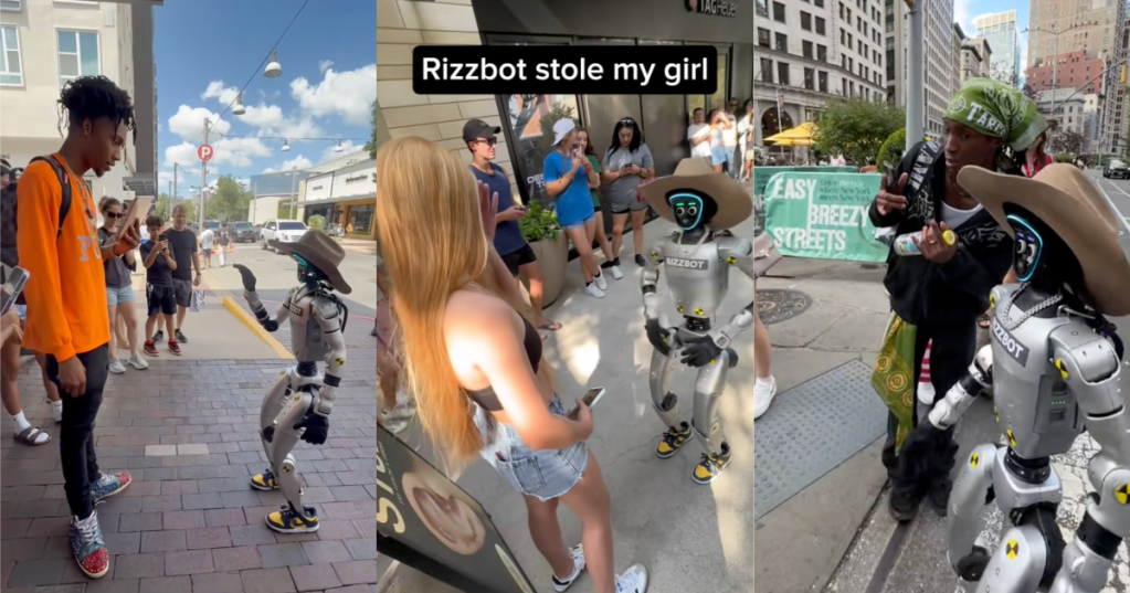 rizzbot on the street