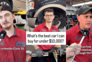 Mechanics Recommended What They Think Are the Best Cars People Can Buy For Under $10,000