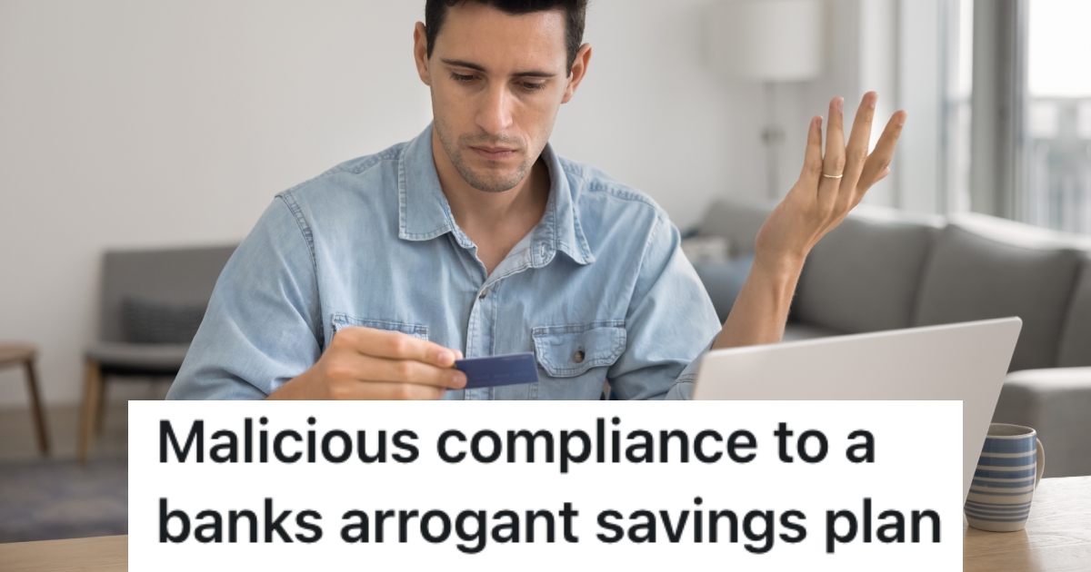 A Customer Wasnt Happy With His Banks Savings and Interest Plan, So He Read the Fine Print, Opened More Accounts, and Ended Up Making a Lot of Money man holding a credit card