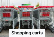 Shopper Lost Her Parking Spot To A Rude Driver, So She Barricaded The Woman’s Car With Carts