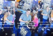 A TikTokker Said She Loves To People-Watch On A Livestream From A Bar In Florida