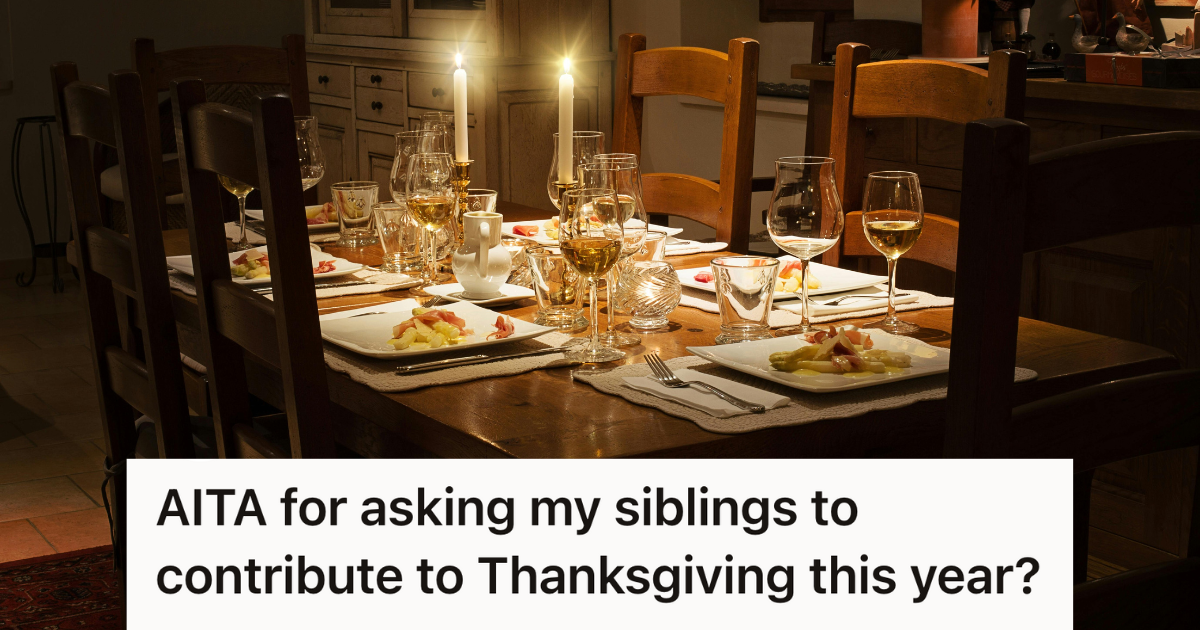 table set for thanksgiving dinner