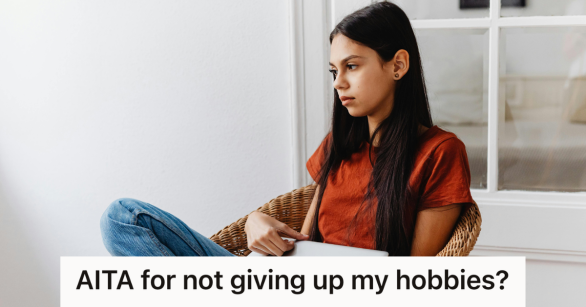 teen girl looking upset sitting in her room