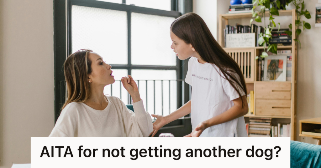 teenager fighting with her mother
