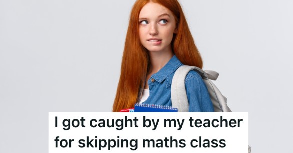 girl nervous about school