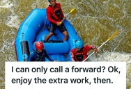A Raft Guide Was Ordered To Only Use One Command, So He Obeyed Until The Crew Got Worn Out And The Instructor Finally Realized His Mistake