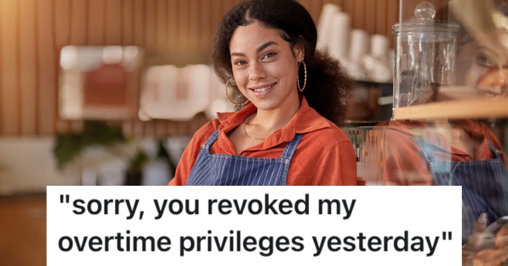 worker in a coffee shop