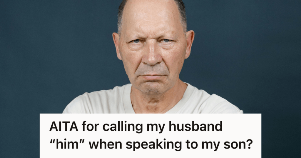 upset balding man scowling