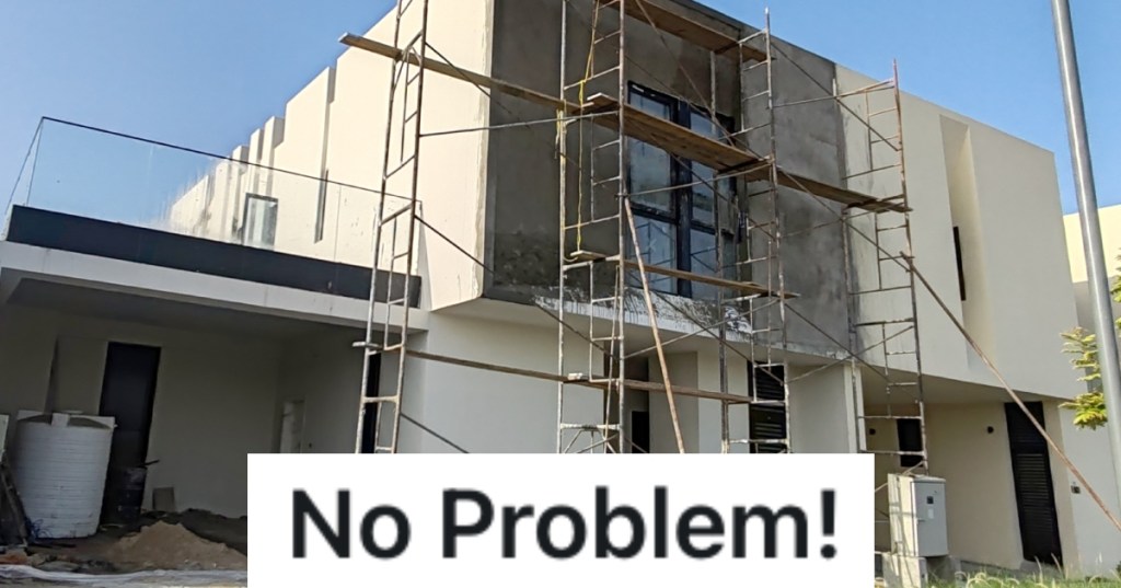 a house under construction