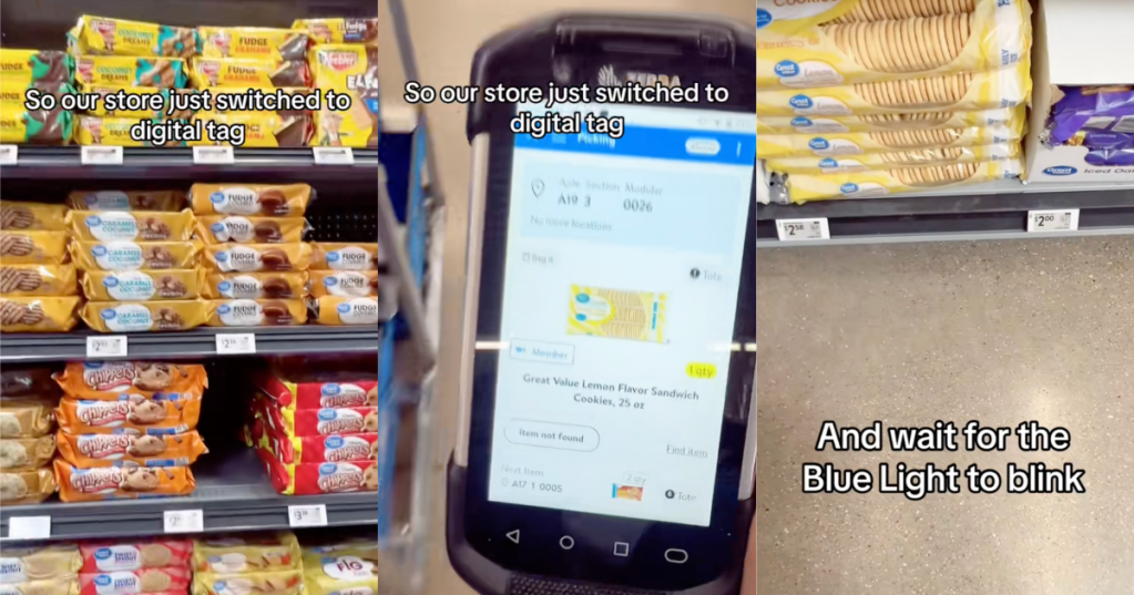 woman shopping in walmart