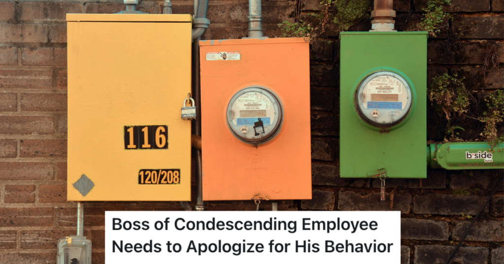 Photo of water meters on a brick wall.