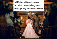 He Went To His Brother’s Wedding Without His Wife, And Now She’s Giving Him The Cold Shoulder