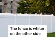 HOA Gave Homeowner A Hard Time About The Color Of Her Fence, So Her Contractor Removed It, Put The Exact Same Fence Back And Submitted Paperwork That Said It Was The Right Color