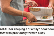 Woman Posted A Photo With An Old Cookbook In The Background, And Her In-Laws Launched A Full-Scale Meltdown When She Refused To Give It Back
