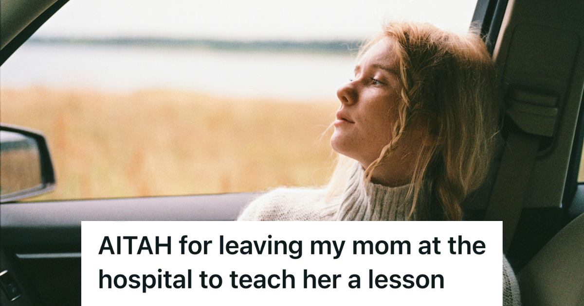 woman looking upset in the car