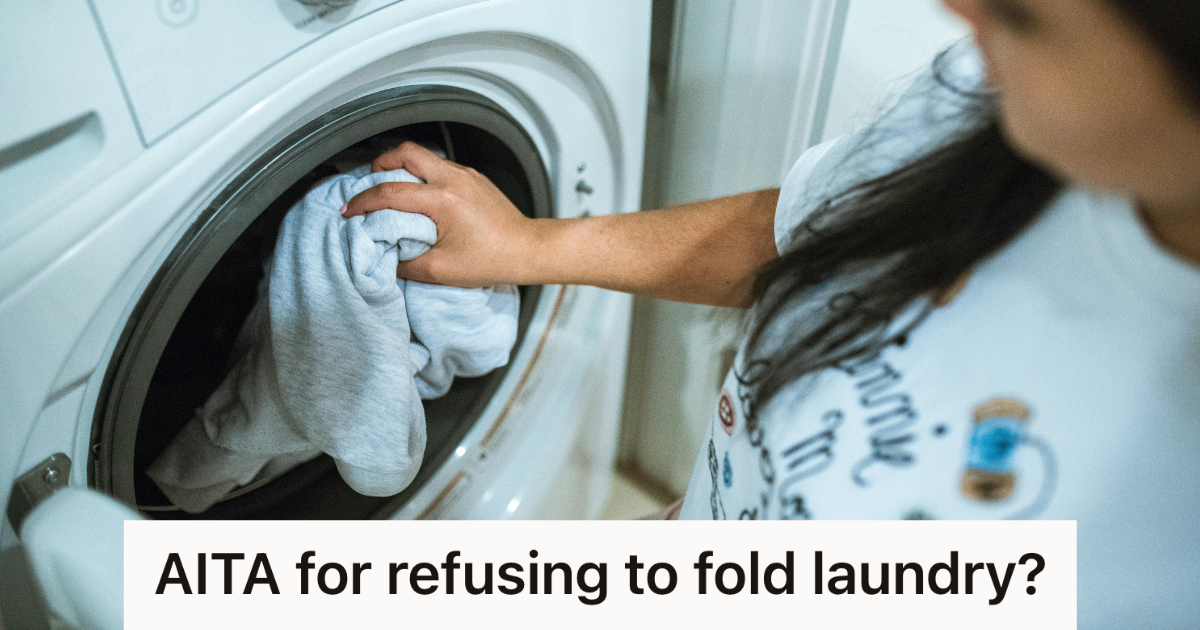 woman putting clothes in the laundry
