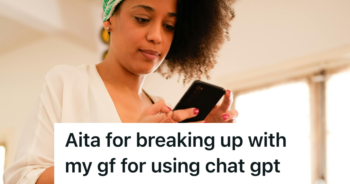 woman staring at her smartphone