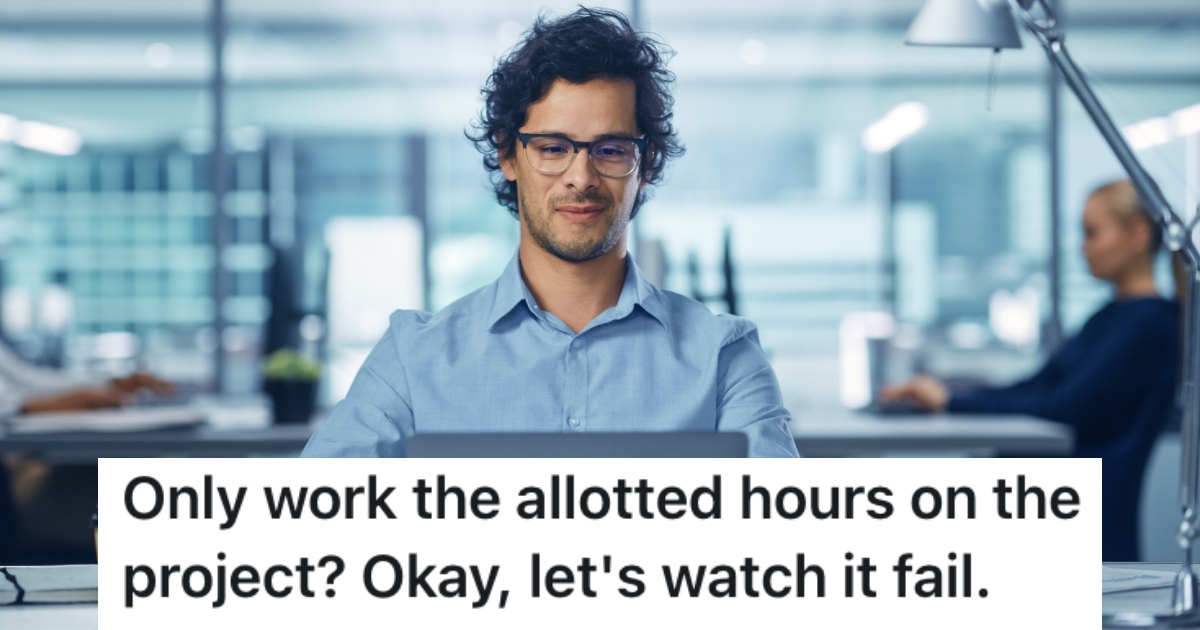 man working at a desk