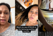 A TikTokker Showed How She Repaired Her Samsung Washing Machine DIY-Style Instead Of Calling A Repair Person