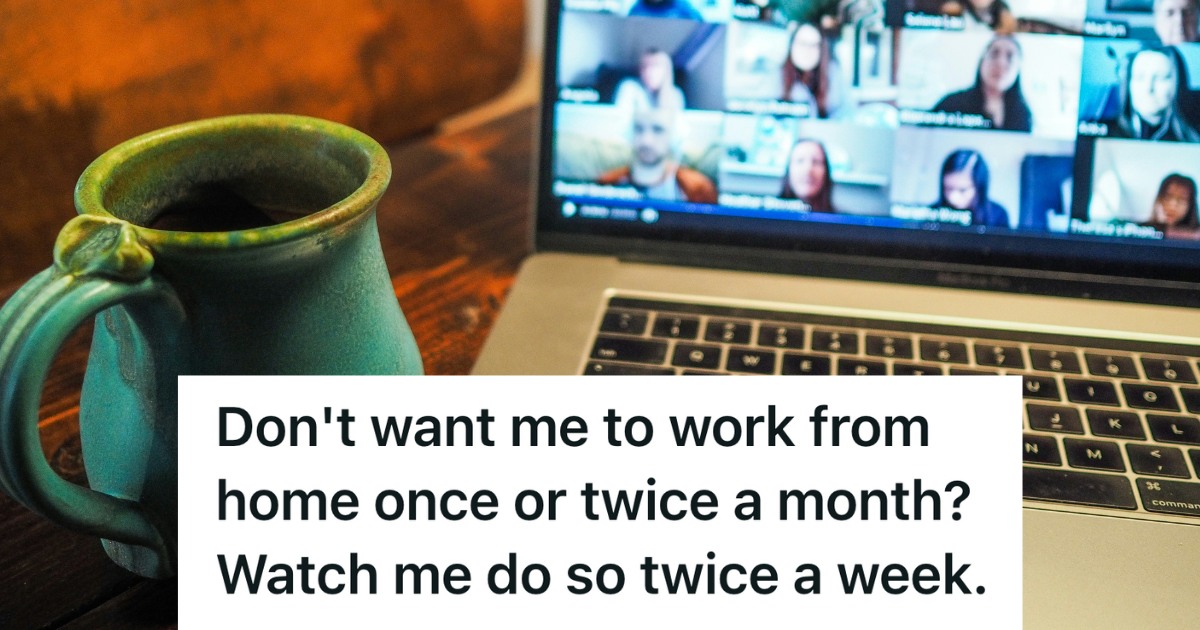 zoom meeting next to a coffee cup working from home