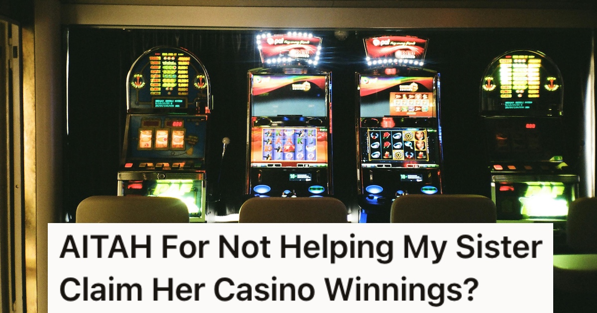 Slot machines in a casino