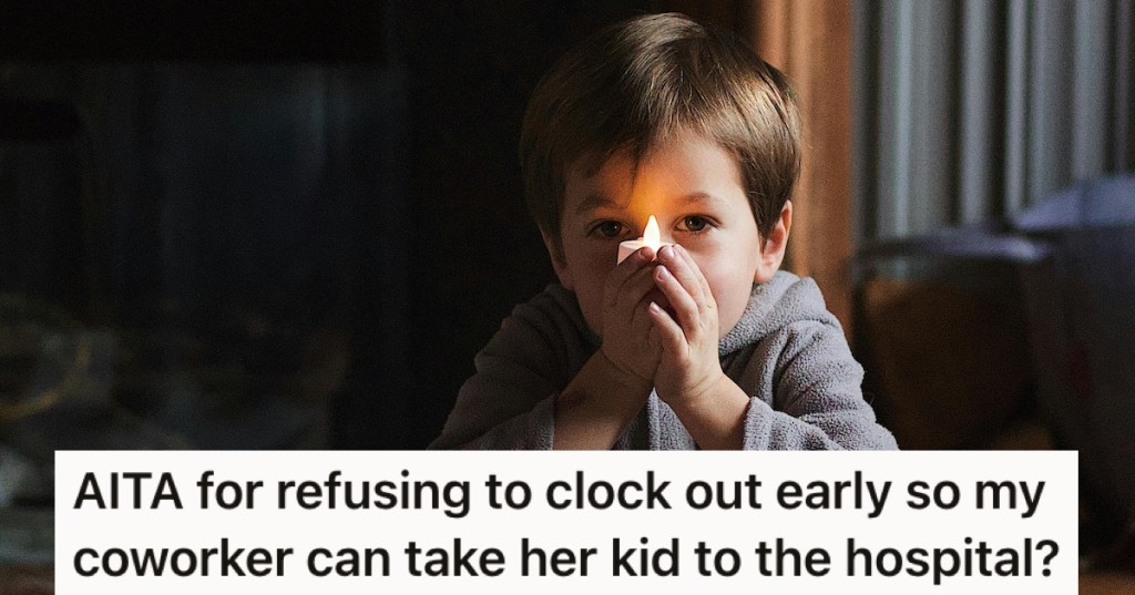 A boy holding a tissue over his nose