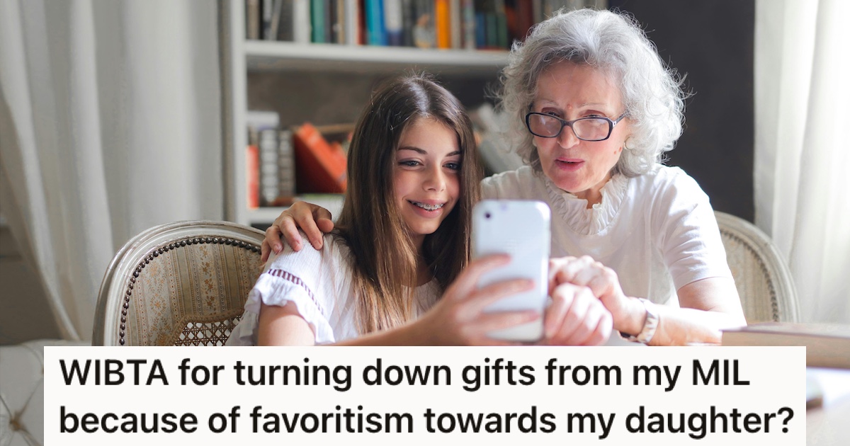 A grandmother taking a selfie with her granddaughter