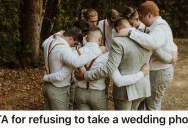 Wedding Photographer Was Done Taking Groomsmen Photos, But Then They Wanted To Take A Funny Photo And Called His Professionalism Into Question