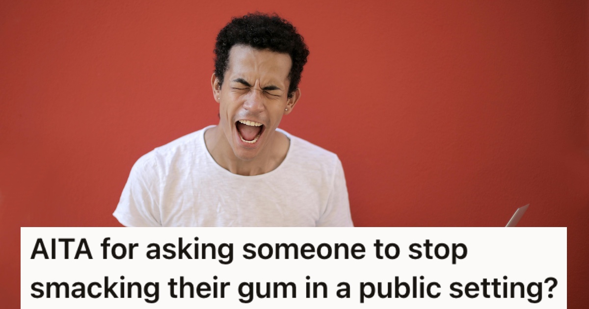 Shopper Was So Annoyed With The Noise A Fellow Customer Was Making, But Instead Of Screaming, They Politely Asked Them To Stop A guy screaming against a red background