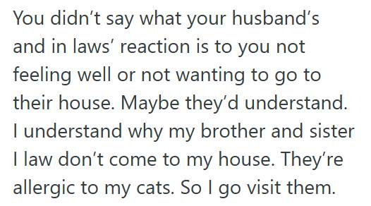 Allergies 3 Wife Gets Sick Every Time She Visits Her In Laws’ Allergen Filled Home, But She Feels Guilty About Telling Her Husband She Doesnt Want To Stay There