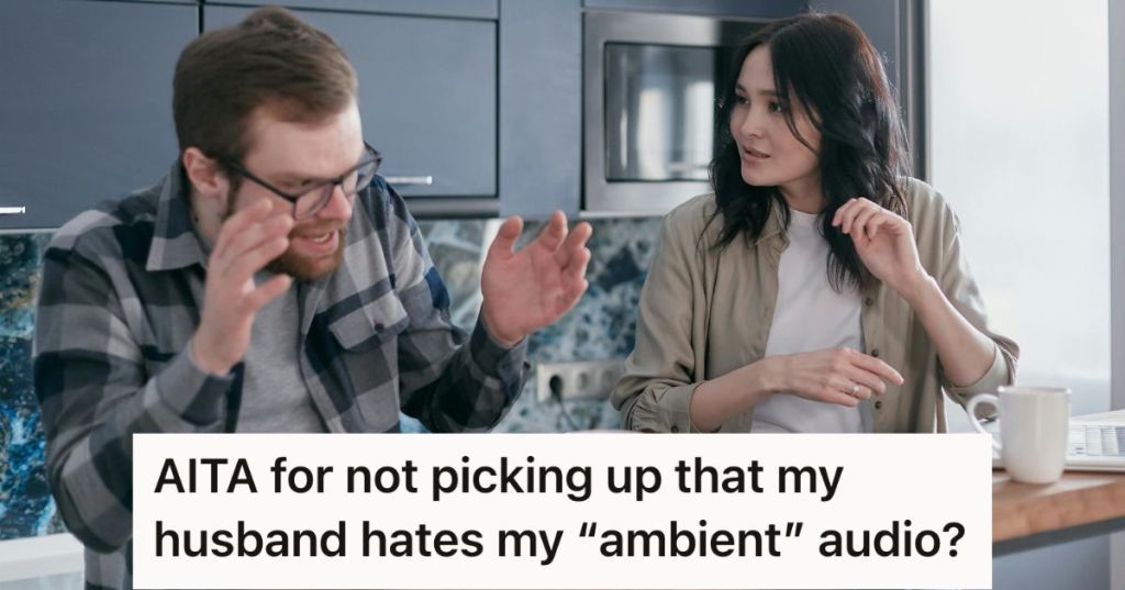Agitated man talking to a woman at home