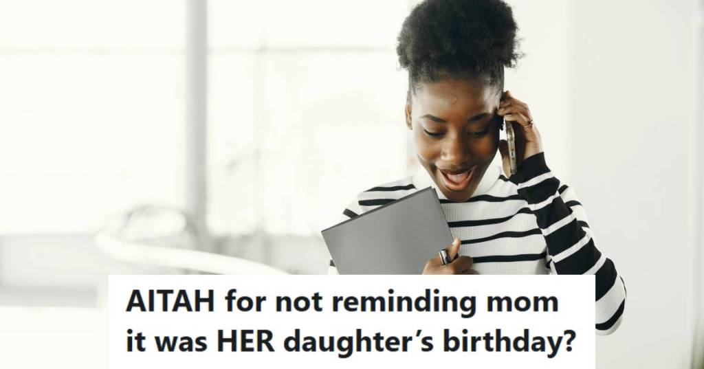 Woman on the phone to her "daughter's" biological mother