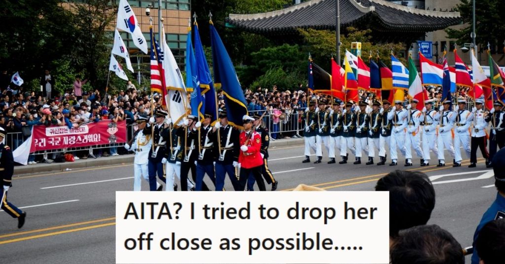 Parade Blocking Road