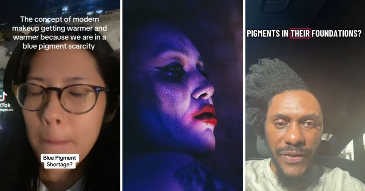 Discussing blue pigmentation